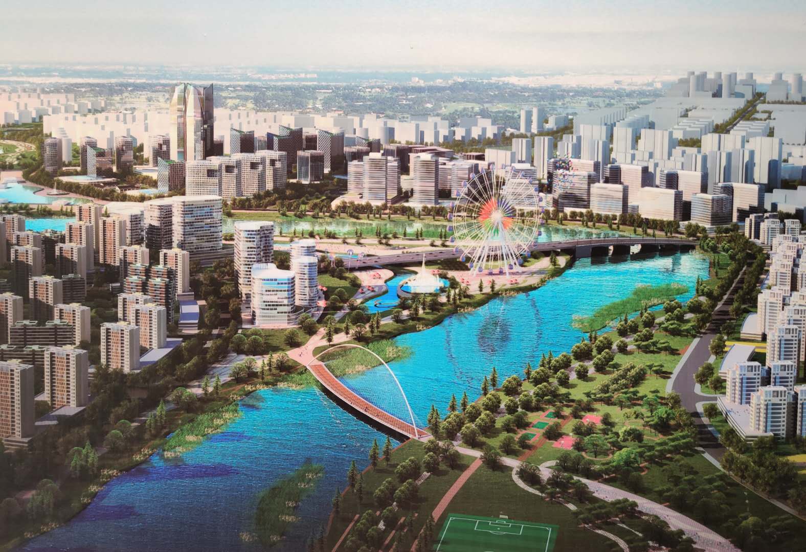 中新苏滁高新技术产业开发区规划图。王建朋/摄