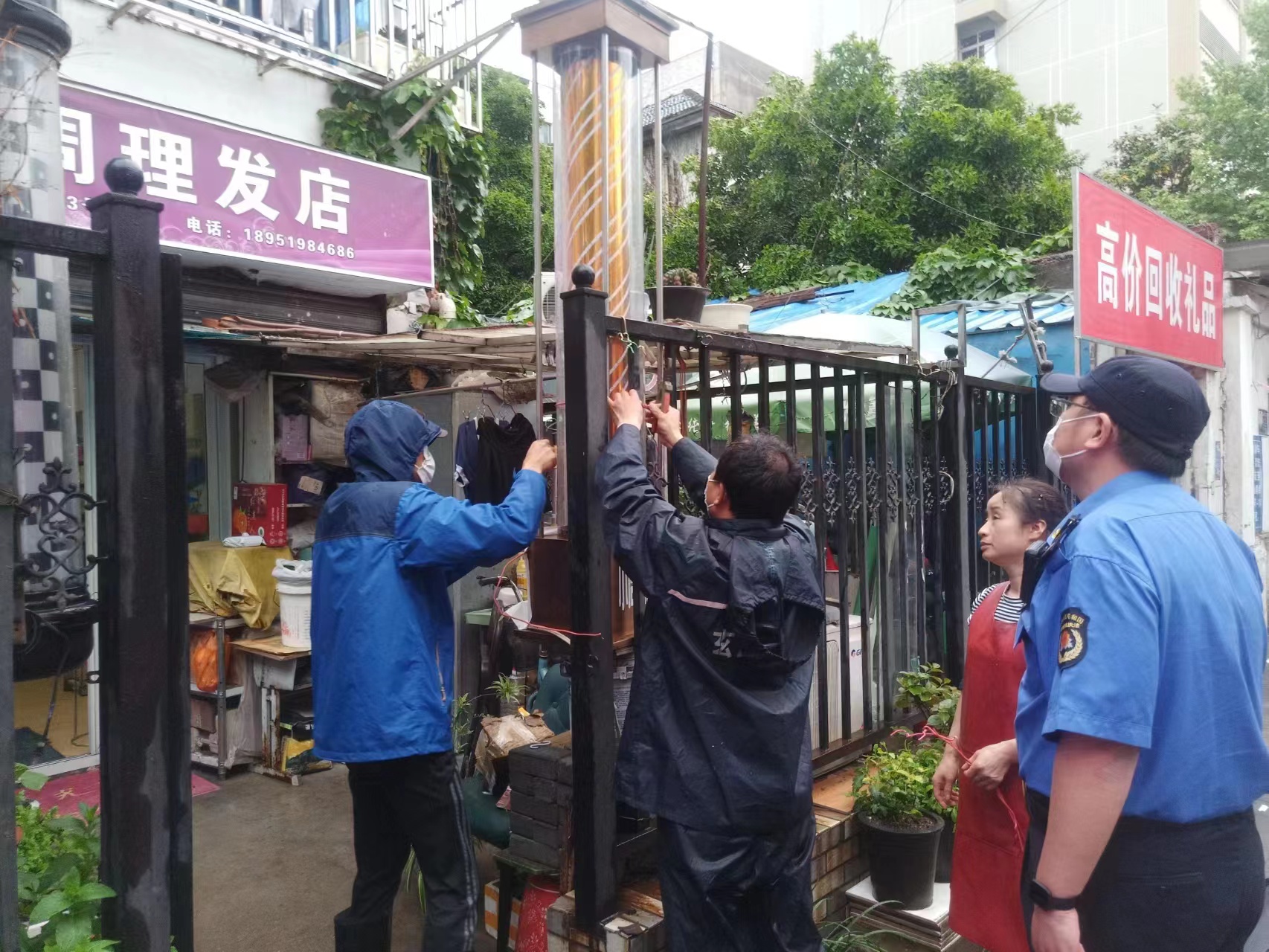 广安市城管执法局枣山园区分局开展违法建设专项整治-广安市人民政府